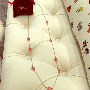 Kate spade New York long rose necklace